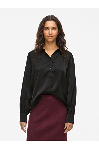 VILA Hemd VIENNA Ballonärmel