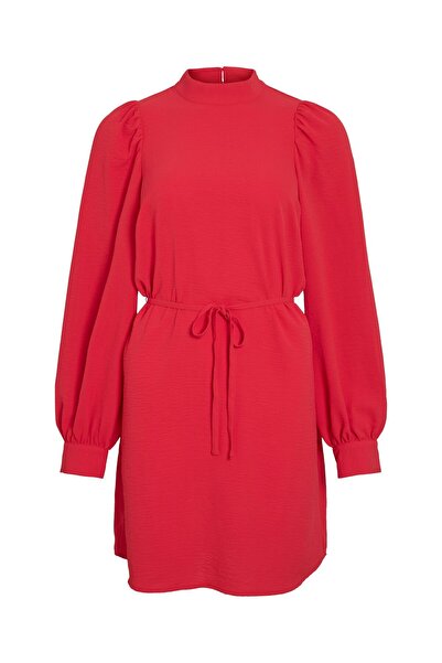 VILA Minikleid VIPALLAS Stehkragen