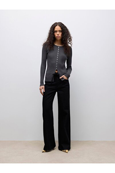 Vero Moda Weit geschnitten AWMADDIE Hohe Taille Weiter Beinschnitt Jeans