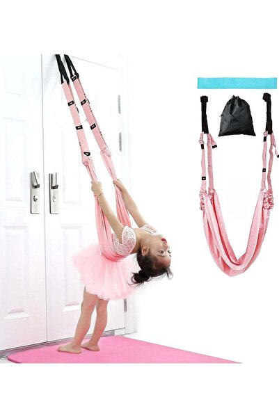 fun zone حزام اليوجا الجوي، حزام اللياقة البدنية لتدريب الخصر وتمدد الساق