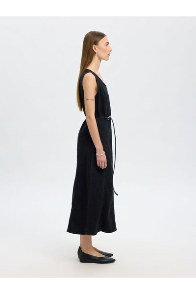 Selected Femme Jeanskleid Maxi