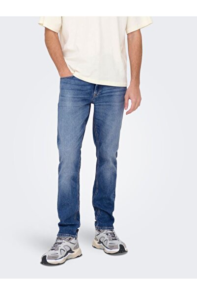 Only & Sons Slim Fit Jeans ONSLOOM Niedrige Taille Slim Fit Jeans