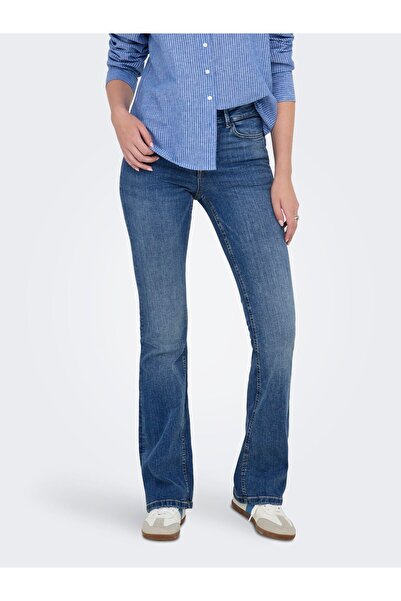 JDY Flared fit jeans JDYFINA Mittlere Taille Flared Jeans