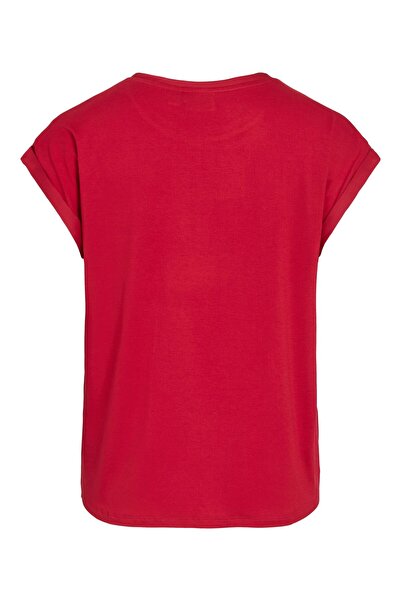 VILA Oberteil mit kurzen Ärmeln VIELLETTE