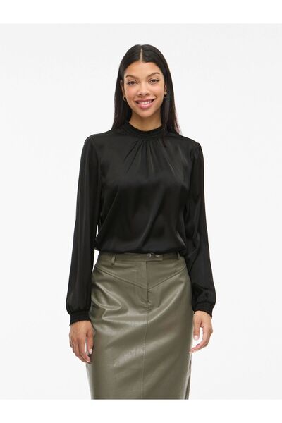 VILA Oberteil mit langen Ärmeln VISOFIE