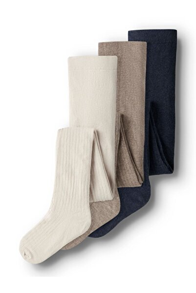 TWO SOON Strumpfhose 3er-Pack gerippte