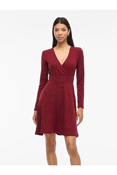 VILA Minikleid VIMILJA Langärmeliges