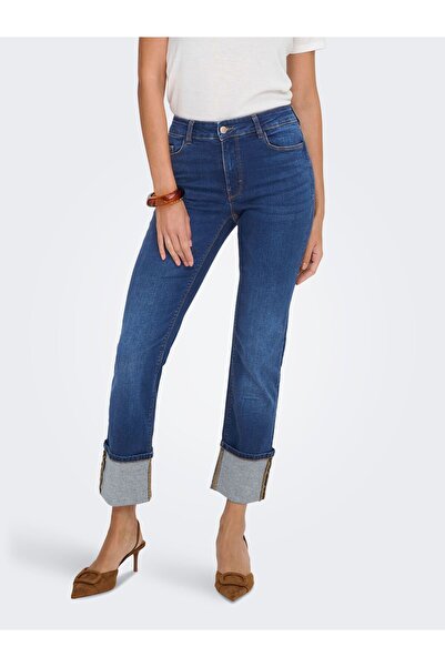 JDY Straight-Fit jeans JDYFINA Mittlere Taille Gerade geschnitten Jeans