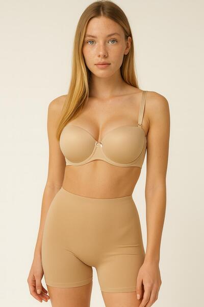 Papatya Basic Straples Destekli Sütyen | Ten 340130