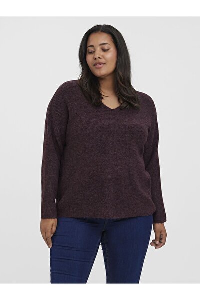 Veromoda Curve Strickpullover VMCREWLEFILE Pullover