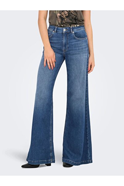 ONLY Jeans mit weitem Bein ONLCALIFORNIA Mittlere Taille Flared Jeans