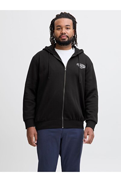 Jack & Jones Plus Kapuzenpullover Plus Size Gedruckt Kapuzenpullover