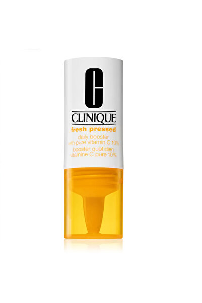 Clinique Fresh Pressed Daily Booster cu Vitamina C Pură – Ser Anti-Îmbătrânire și Luminozitate, 8 ml