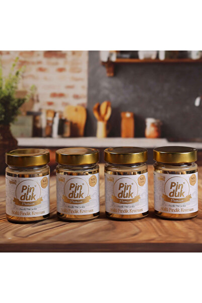 Pinduk 4 ADET 330 GR PREMIUM SÜTLÜ FINDIK KREMASI