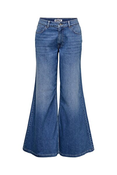ONLY Tall Jeans mit weitem Bein ONLCALIFORNIA Mittlere Taille Weiter Beinschnitt Jeans
