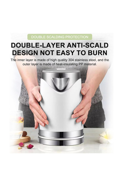 Generic Electric Kettle, 1500W Stainless Steel Rapid Boil Water Boiler & Heater with Auto Shutoff