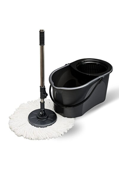 Bezubi Set complet de curățare Flora, mop rotativ la 360 de grade cu găleată centrifugă, 16L