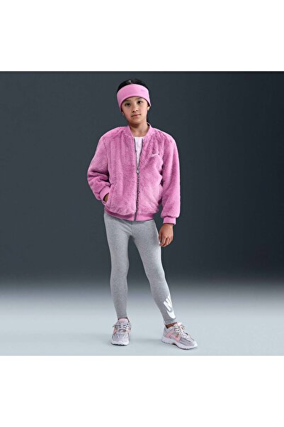 Nike Kids Jachetă din lână roz pentru copii (36N116-ACG