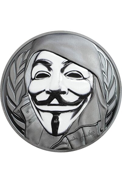 RimaGold V Vandetta Maskesi Gümüş Sikke Coin