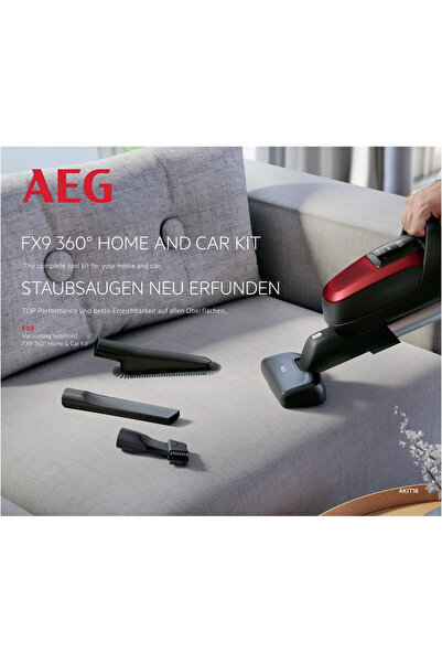 AEG Set of 4 heads for FX9 vacuum cleaner, plastic, black