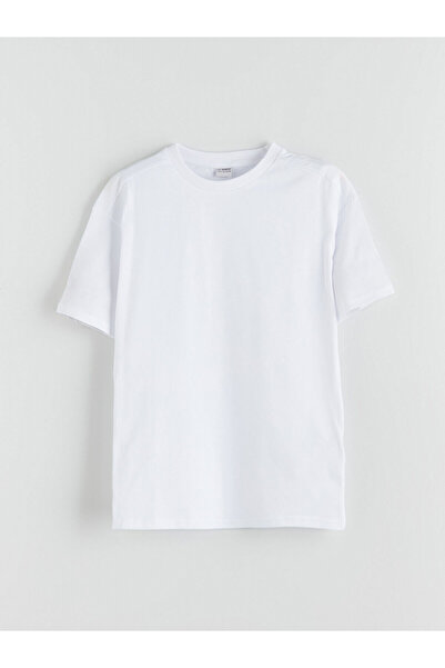 LC Waikiki Vizyon New Season Crew Neck Basic Boys' T-Shirt