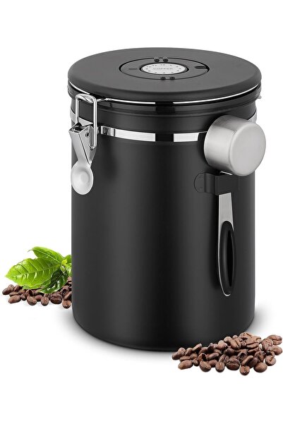 erorex Stainless Steel Coffee Canister Date Tracker 22 Oz Airtight High Quality Storage Container Scoop
