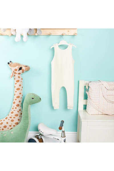 angelee baby (Printable Name) Ribana Jumpsuit Cream