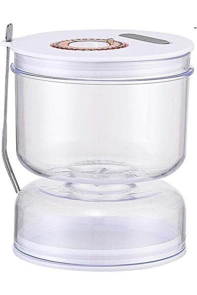 erorex مصفاة برطمان مخلل قابلة للقلب، وعاء مخلل سعة 800 مل، برطمان على شكل ساعة رملية زيتونية بأغطية محكمة الإغلاق وشوك،