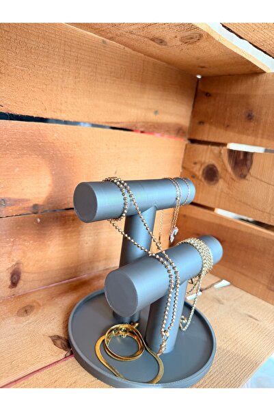 Chamelon Studio Decorative Jewelry Stand Organizer Set Stylish Makeup Jewellery Necklace Ring Display