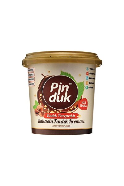 Pinduk Fındık Parçacıklı Kakaolu Fındık Kreması 900 gr