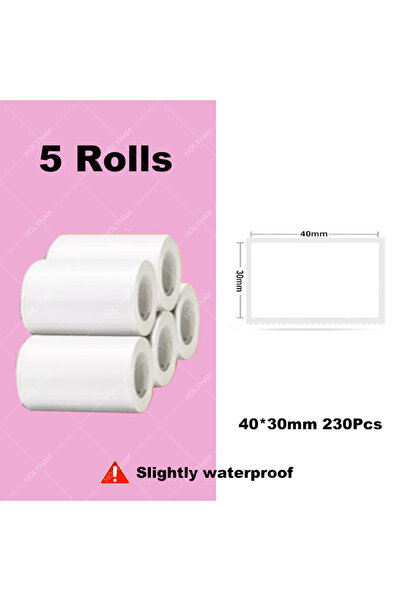 choice2 5 rolls 4030 10 Rolls Cheapest B1 B21 B3S Thermal Lable Tape 5 Rolls 40mm 50mm Price Label Maker Sti