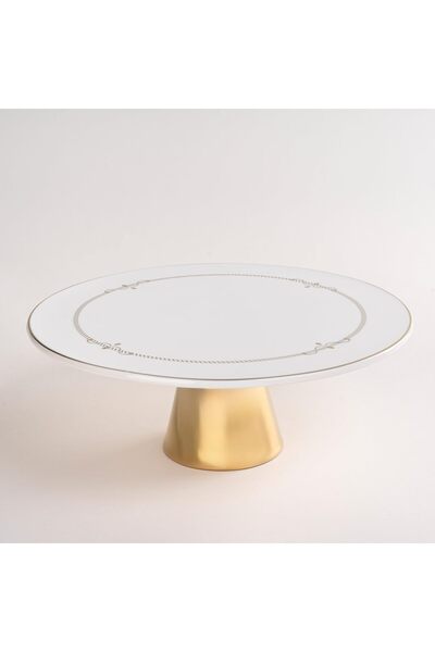 erorex White Porcelain Cake Stand