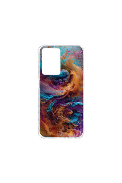 bestcase Carcasă spate antișoc pentru Motorola Moto G23 / G13, culori lichide...