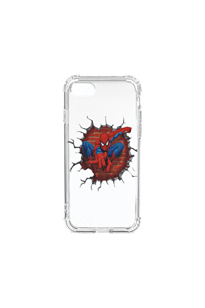 bestcase Carcasă spate antișoc pentru Apple iPhone SE 3 / SE 2 / 8 / 7, Spide...