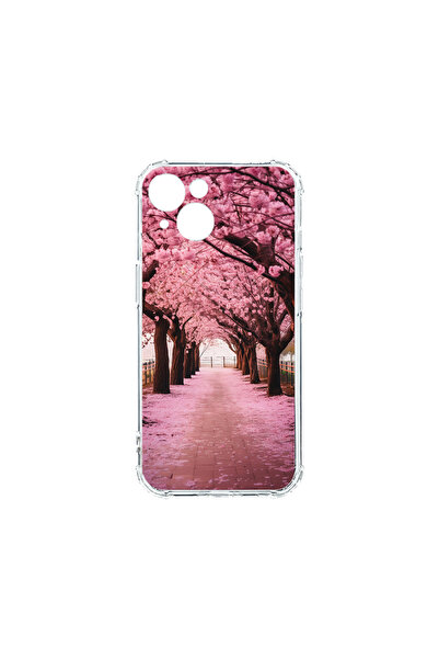 bestcase Carcasă spate antișoc pentru Apple iPhone 15 Plus, flori de cireș, A...