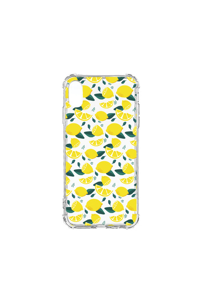 bestcase Αντικραδασμική θήκη πλάτης για Apple iPhone XR, μοτίβο λεμονιού, AS ...