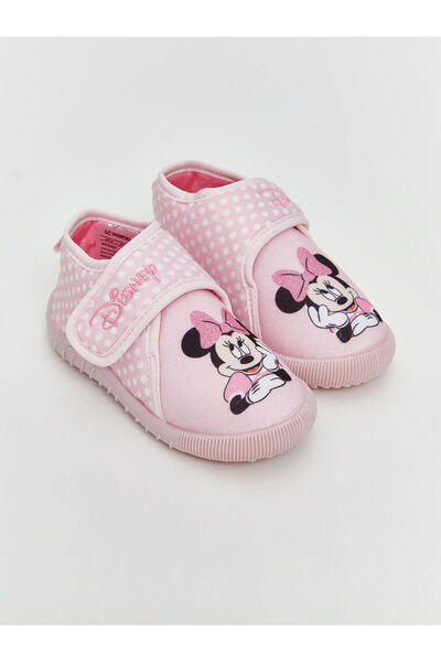LC Waikiki LCW STEPS YENİ SEZON Minnie Mouse Baskılı Kız Bebek Panduf