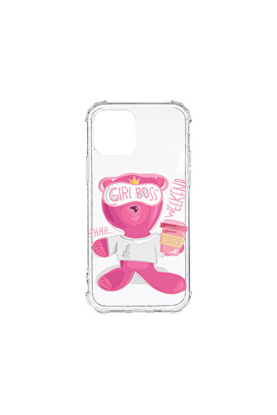 bestcase Husă spate antișoc pentru Xiaomi Mi 11 Lite, Teddy Bear - Gril Boss,...