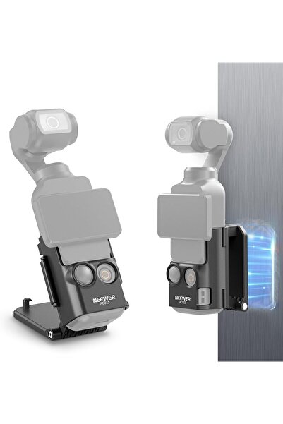 NEEWER حامل مغناطيسي لكاميرا DJI Osmo Pocket 3، حامل كاميرا صغير قابل للتعديل بزاوية 180 درجة AC015