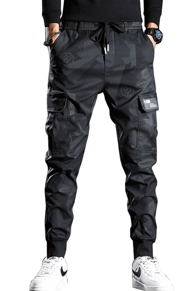 Song Feng Ya Casual Slim-Fit Elastic Waist Jogger Pants Work Trousers 2XL Size