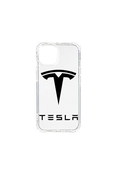 bestcase Carcasă spate antișoc pentru Apple iPhone 13, logo Tesla, AS 1710