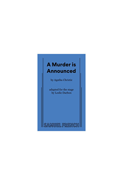 Samuel French Trade A Murder Is Announced