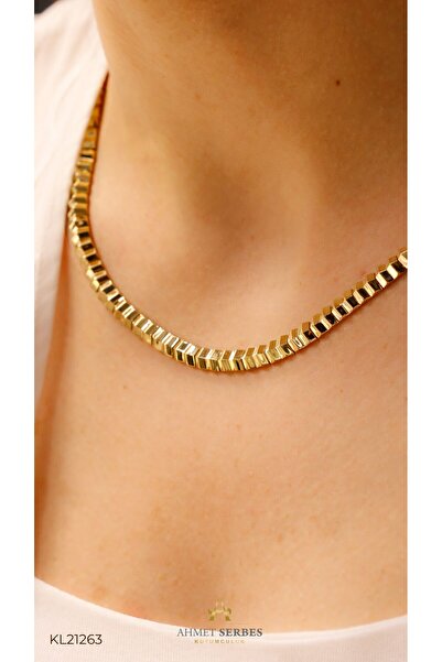 Ahmet Serbes Kuyumculuk Piramit Altın Gerdanlık
