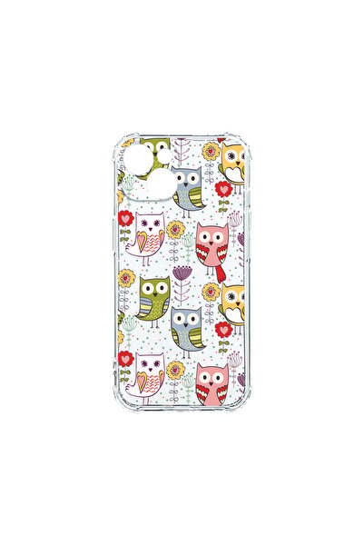 bestcase Carcasă spate antișoc pentru Apple iPhone 14 Plus, model bufniță, AS...