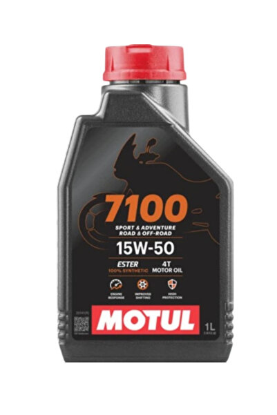 Motul 7100 15W-50 4t Motosiklet Motor Yağı 1 Lt