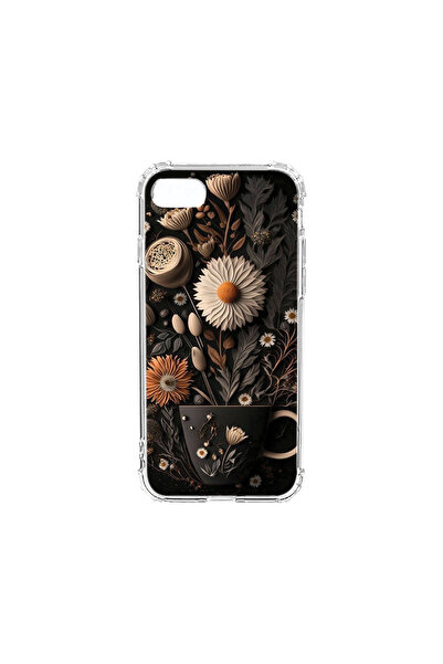 bestcase Carcasă spate antișoc pentru Apple iPhone SE 3 / SE 2 / 8 / 7, Happy Flowers, AS 1159