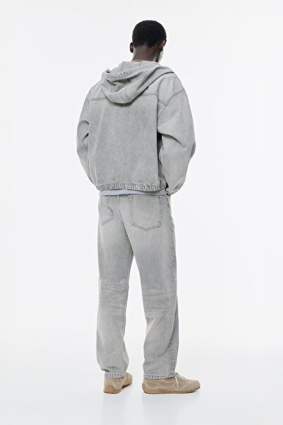 Pull & Bear Kapüşonlu denim ceket