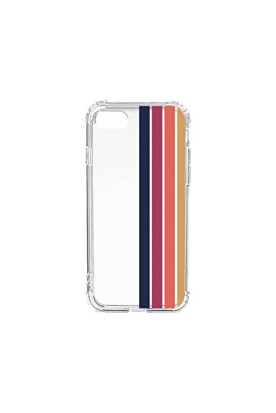 bestcase Carcasă spate antișoc pentru Apple iPhone SE 3 / SE 2 / 8 / 7, linii...