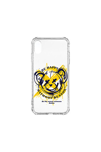 bestcase Carcasă spate antișoc pentru Apple iPhone XS / iPhone X, Teddy Bear Be Happy, AS 1559