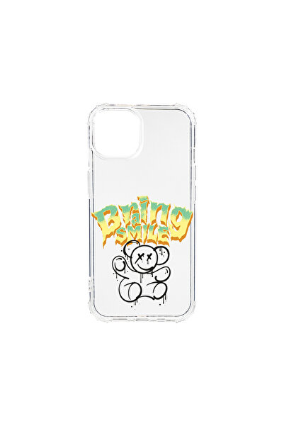 bestcase Carcasă spate antișoc pentru Apple iPhone 13, Teddy Bear Braing Smil...